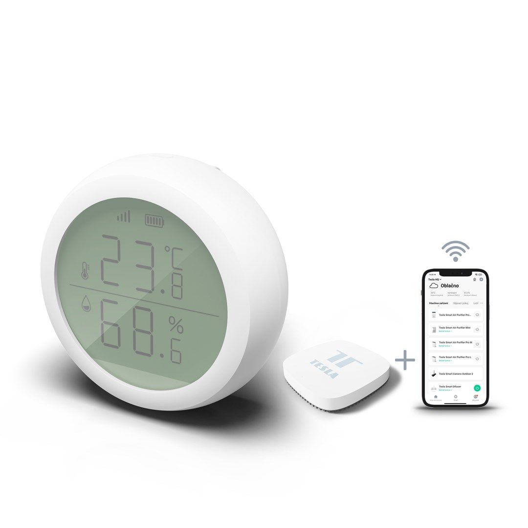 Temperature and humidity sensor with LCD TESLA TSL-SEN-TAHLCD Smart Sensor Temperature and Humidity Display_12