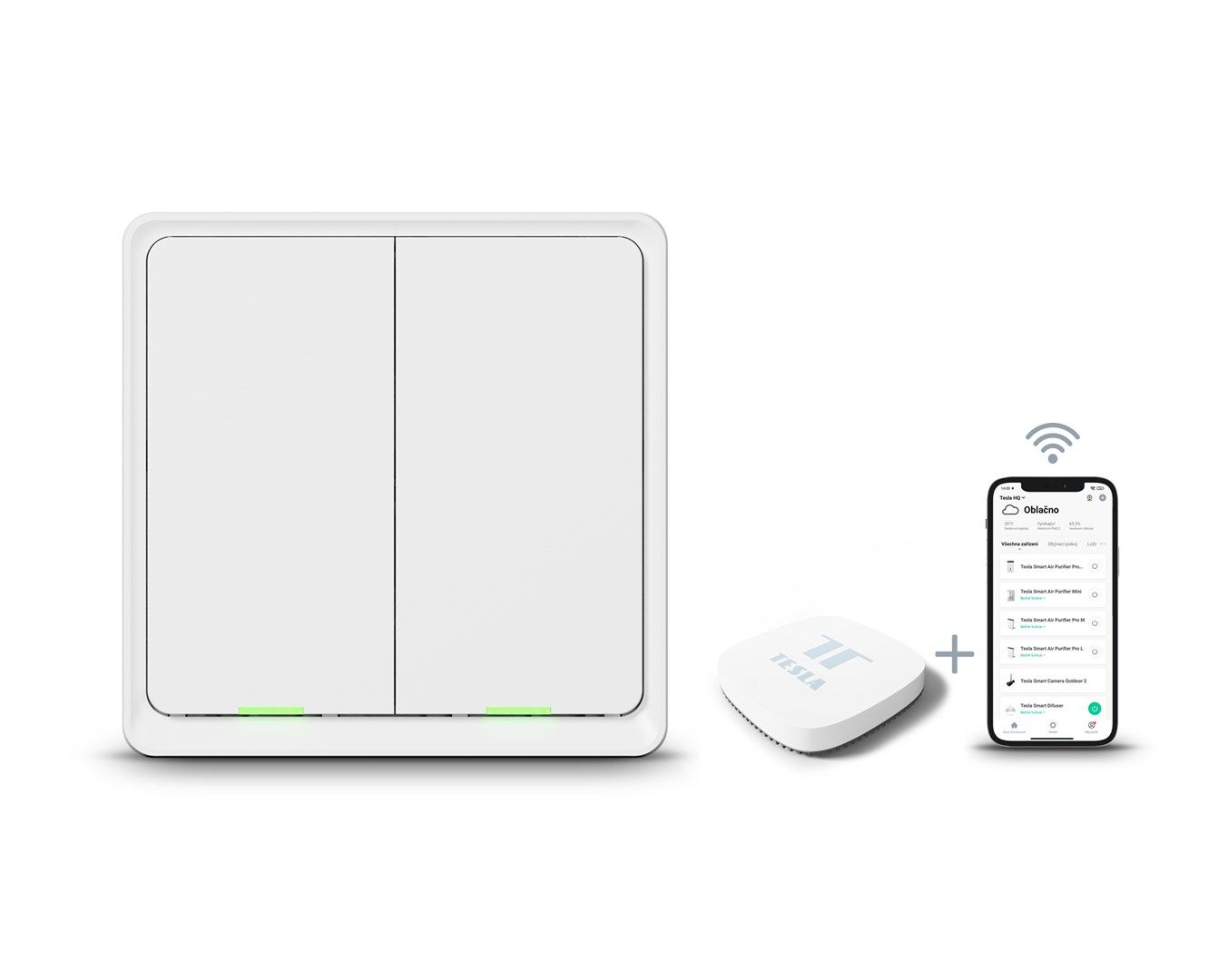 Double switch with battery TESLA TSL-SWI-SCENEZG2 Smart Switch Dual Battery_9