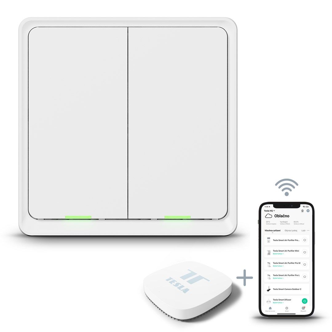 Double switch TESLA TSL-SWI-ZIGBEE2 Smart Switch Dual ZigBee_7