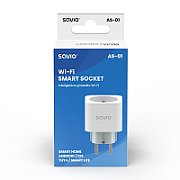 SAVIO WI-FI smart socket  16A  AS-01  White_4