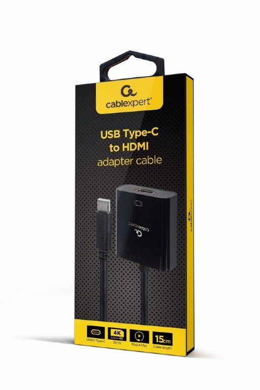 Gembird A-CM-HDMIF-03 USB graphics adapter 3840 x 2160 pixels Black_2