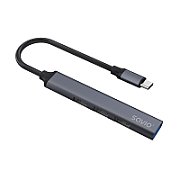 SAVIO AK-71 USB-C hub - 3 x USB-A 2.0  1 x USB-A 3.0  4-in-1  5 Gbps_3