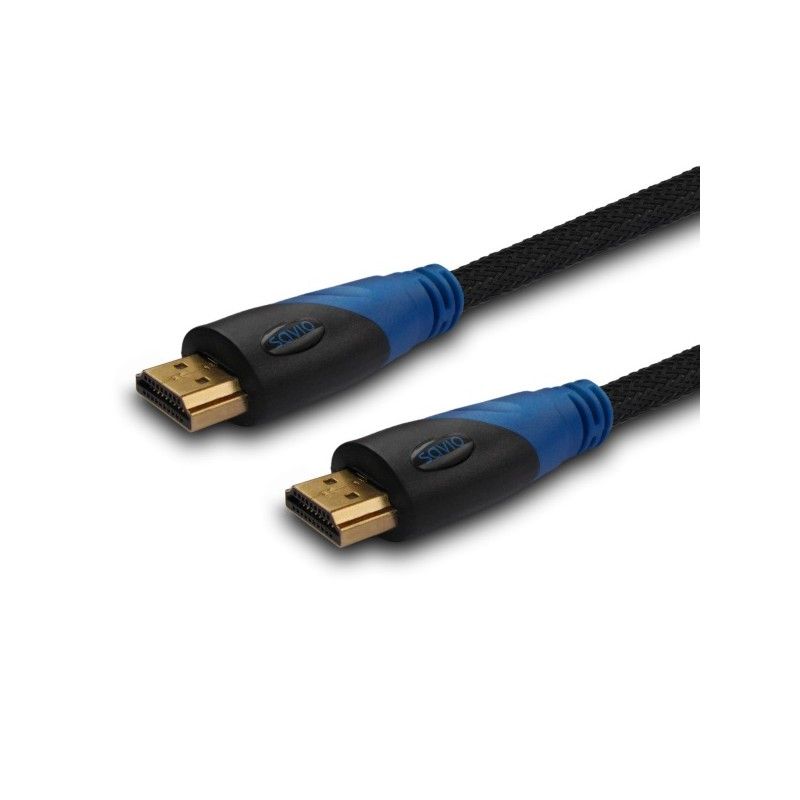 Savio CL-48 HDMI cable 2 m HDMI Type A (Standard) Black Blue_2