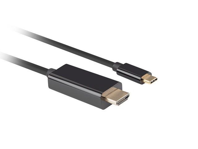 LANBERG CABLE USB-C(M)->HDMI(M) 1M 4K 60HZ BLACK_3