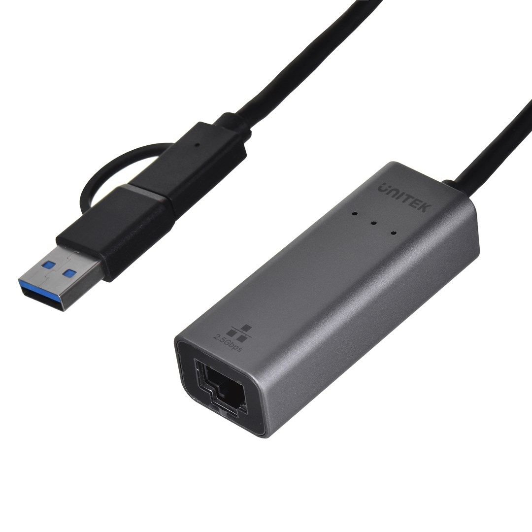 UNITEK ADAPTER USB-A/USB-C - RJ-45 2.5 GBIT  U1313C_3