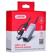 UNITEK ADAPTER USB-A/USB-C - RJ-45 2.5 GBIT  U1313C_5