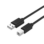 UNITEK Y-C421GBK USB cable 5 m USB 2.0 USB A USB B Black_1