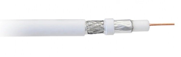 Libox Kabel koncentryczny PCC80 100m coaxial cable RG-6/U White_3