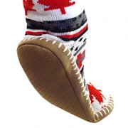 Glovii GOBM slippers Slipper boot Female Grey  Red  White_4