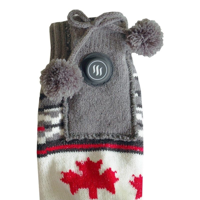 Glovii GQ4M slippers Slipper boot Unisex uni Grey  Red  White_5