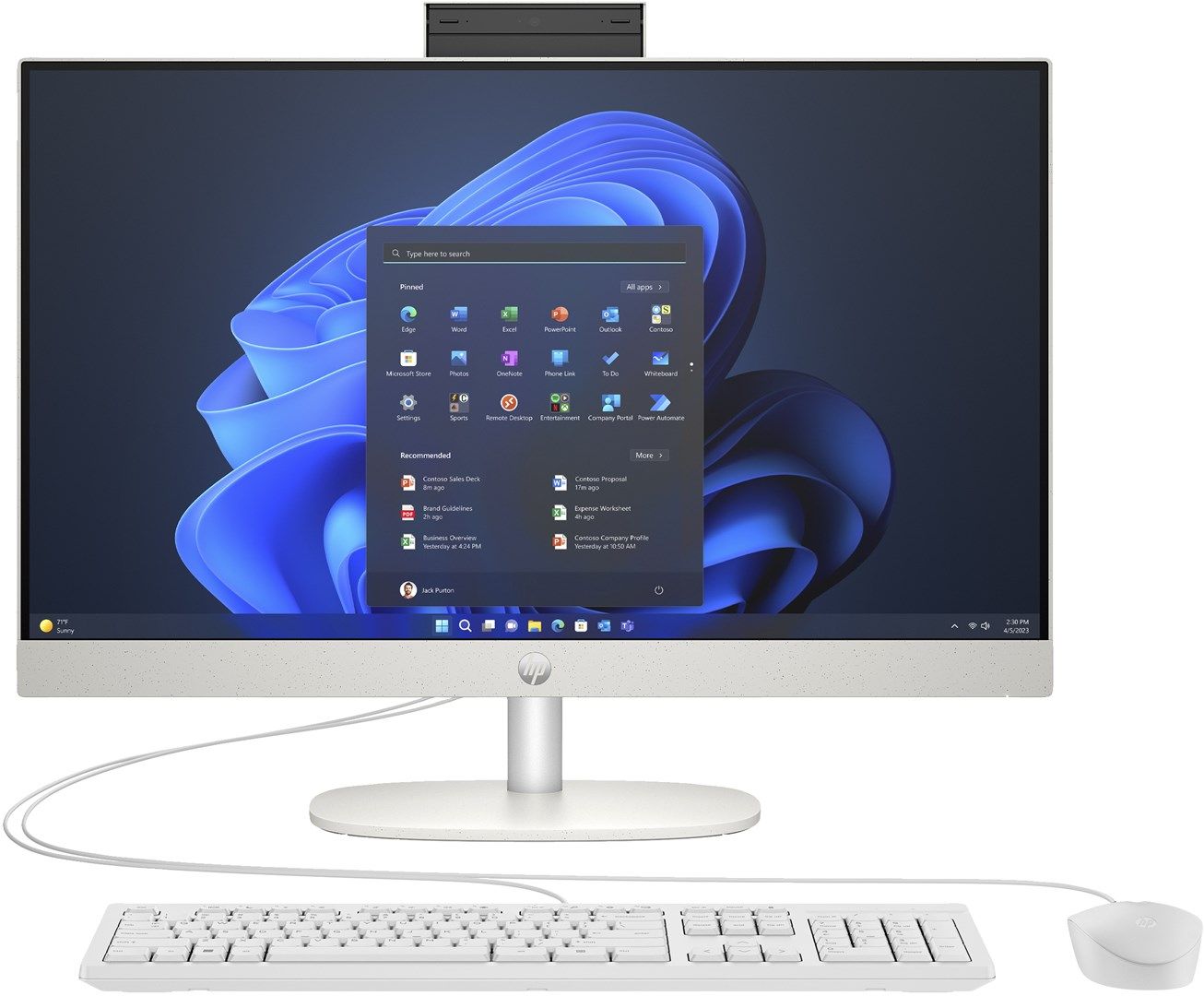 HP Pro 240 G10 All-in-One Desktop PC Intel® Core™ i5 16 GB DDR4-SDRAM 512 GB SSD Windows 11 Pro White_5