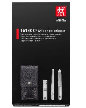 Zwilling Twinox Manicure Set – Leather Case  3 Pieces - Black_2