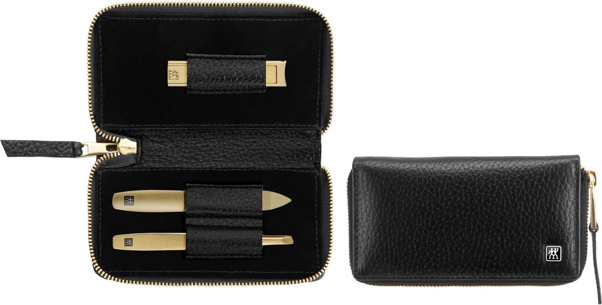 ZWILLING Twinox Gold Edition manicure set 97746-004-0 - black leather case 3 pieces - black_5