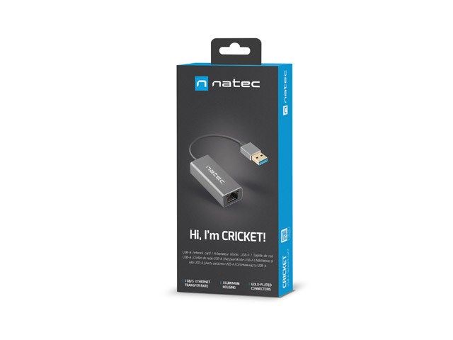 NATEC NETWORK CARD CRICKET USB 3.0 1X RJ45_2