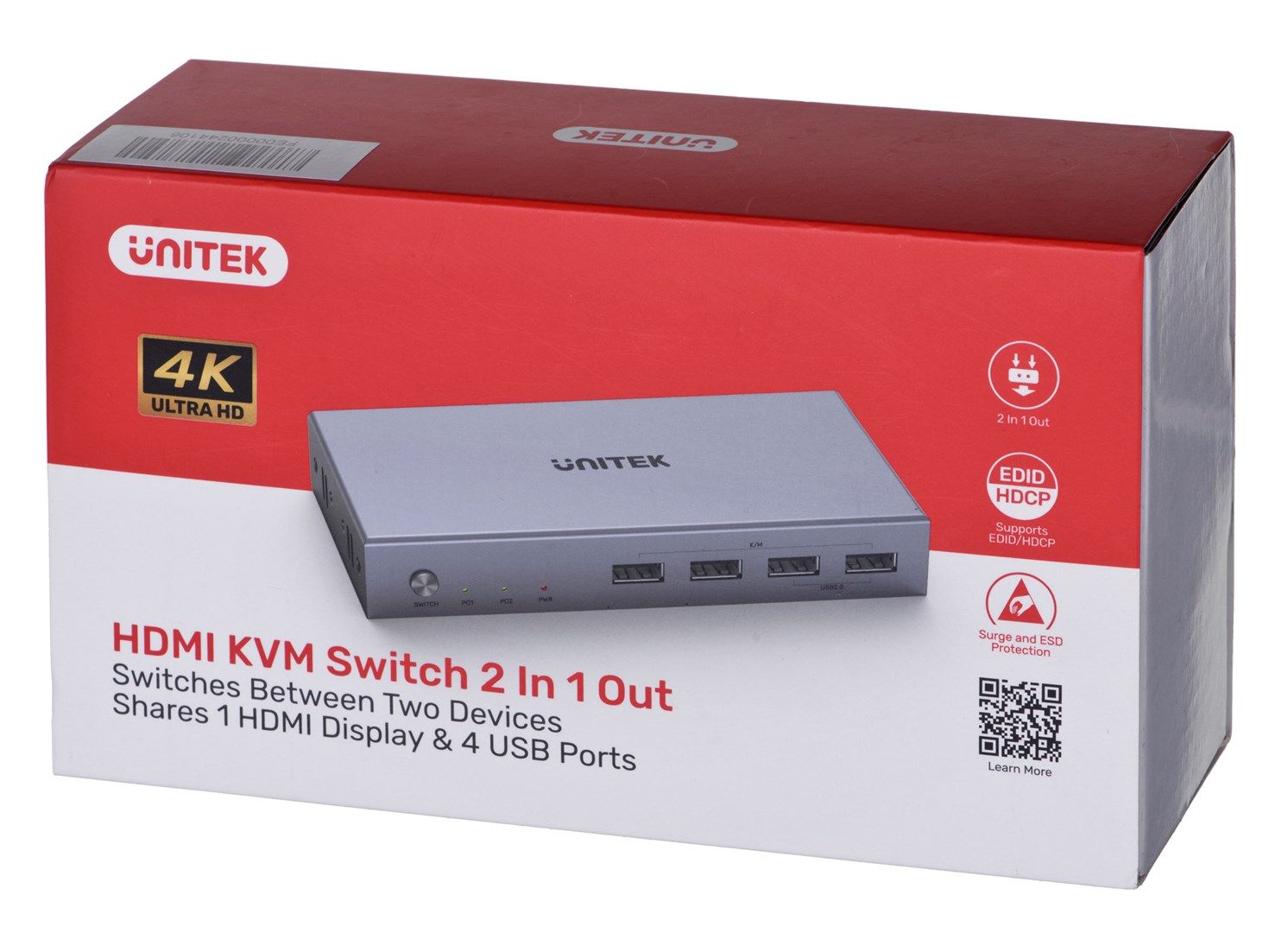 UNITEK V307A KVM switch Grey_12