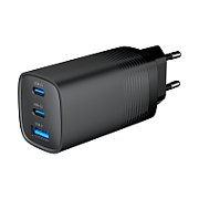 Gembird TA-UC-PDQC65-01-BK 3-port 65 W GaN USB PowerDelivery fast charger  black_2