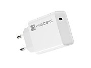 NATEC NETWORK CHARGER RIBERA USB-C 20W PD WHITE_1