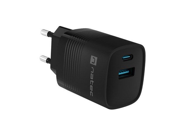 NATEC CHARGER RIBERA GAN 1X USB-A + 1X USB-C 30W_6