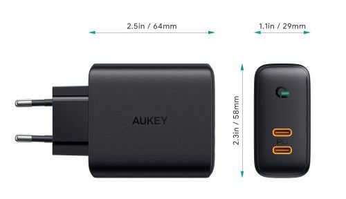 AUKEY PA-D2 mobile device charger 36W Black Indoor_5