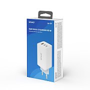 SAVIO LA-07 GaN 65W mains charger  USB  QC4.0+  PD 3.0  White_3