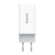 SAVIO LA-07 GaN 65W mains charger  USB  QC4.0+  PD 3.0  White_5