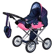 Bayer Baby Doll Stroller City Star navy blue 13654AA_1