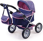 Bayer Trendy doll's pram navy-purple 13052AA_1