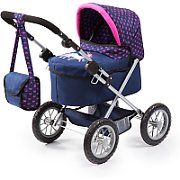 Bayer Trendy doll pram navy blue 13054AA_9