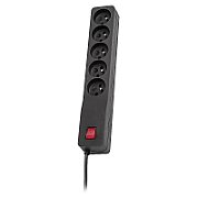 LESTAR 1966006356 power extension 3 m 230 AC outlet(s) Indoor Black_1