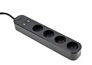 Gembird Smart power strip with USB cha