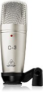 Behringer C-3 microphone Silver Studio microphone_1