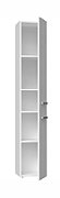 Bathroom cabinet NEL II 31x30x174 cm  white  glossy