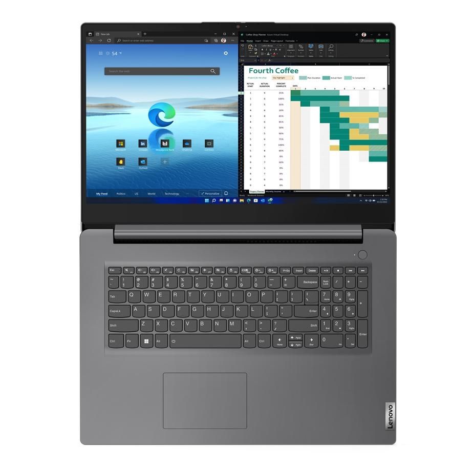 Lenovo V V17 Laptop 43.9 cm (17.3 ) Full HD Intel® Core™ i5 i5-1335U 8 GB DDR4-SDRAM 512 GB SSD Wi-Fi 6 (802.11ax) Windows 11 Pro Grey_8