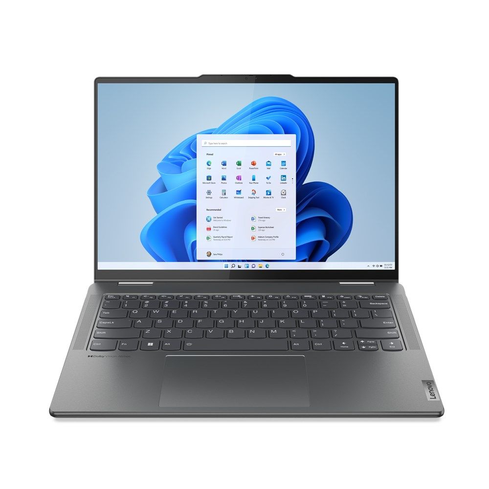 Lenovo Yoga 7 14IRL8 Intel® Core™ i7 i7-1360P Hybrid (2-in-1) 35.6 cm (14 ) Touchscreen 2.8K 16 GB LPDDR5-SDRAM 512 GB SSD Wi-Fi 6E (802.11ax) Windows 11 Home Grey_13