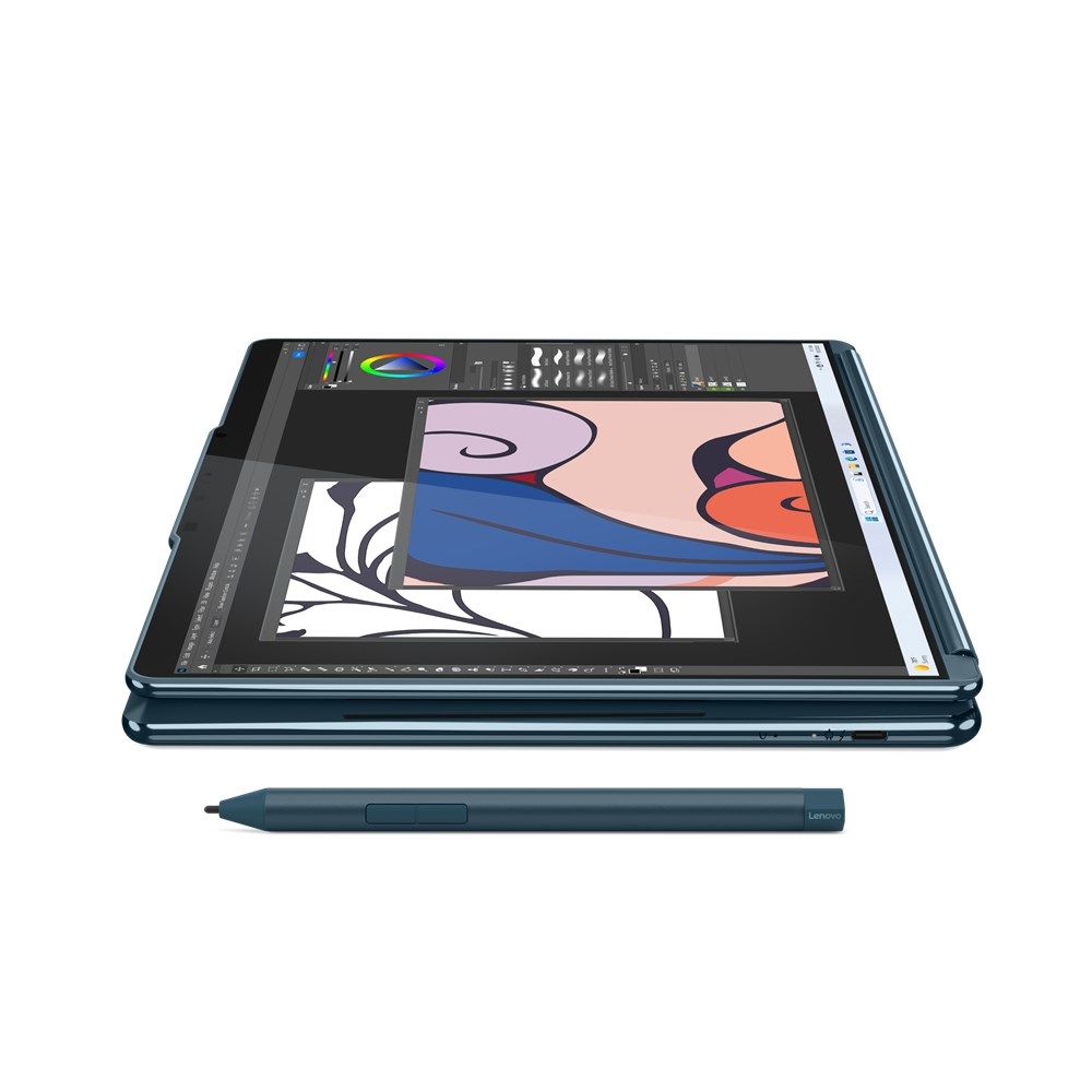 Lenovo Yoga Book 9 13IMU9 Intel Core Ultra 7 155U Hybrid (2-in-1) 33.8 cm (13.3 ) Touchscreen 2.8K 32 GB LPDDR5x-SDRAM 512 GB SSD Wi-Fi 6E (802.11ax) Windows 11 Home Teal_3