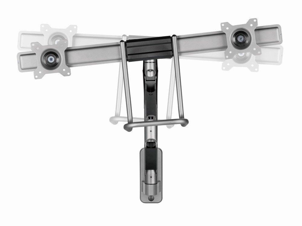 Gembird MA-WA2-02 Adjustable wall 2-display mounting arm  17”-32”  up to 8 kg_9