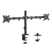 Maclean desk mount for 2 monitors  VESA 75x75 and 100x100  17-32   2x 9kg  MC-754N_1