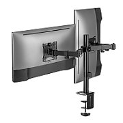 Maclean desk mount for 2 monitors  VESA 75x75 and 100x100  17-32   2x 9kg  MC-754N_7