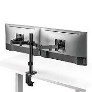 Maclean desk mount for 2 monitors  VESA 75x75 and 100x100  17-32   2x 9kg  MC-754N_8