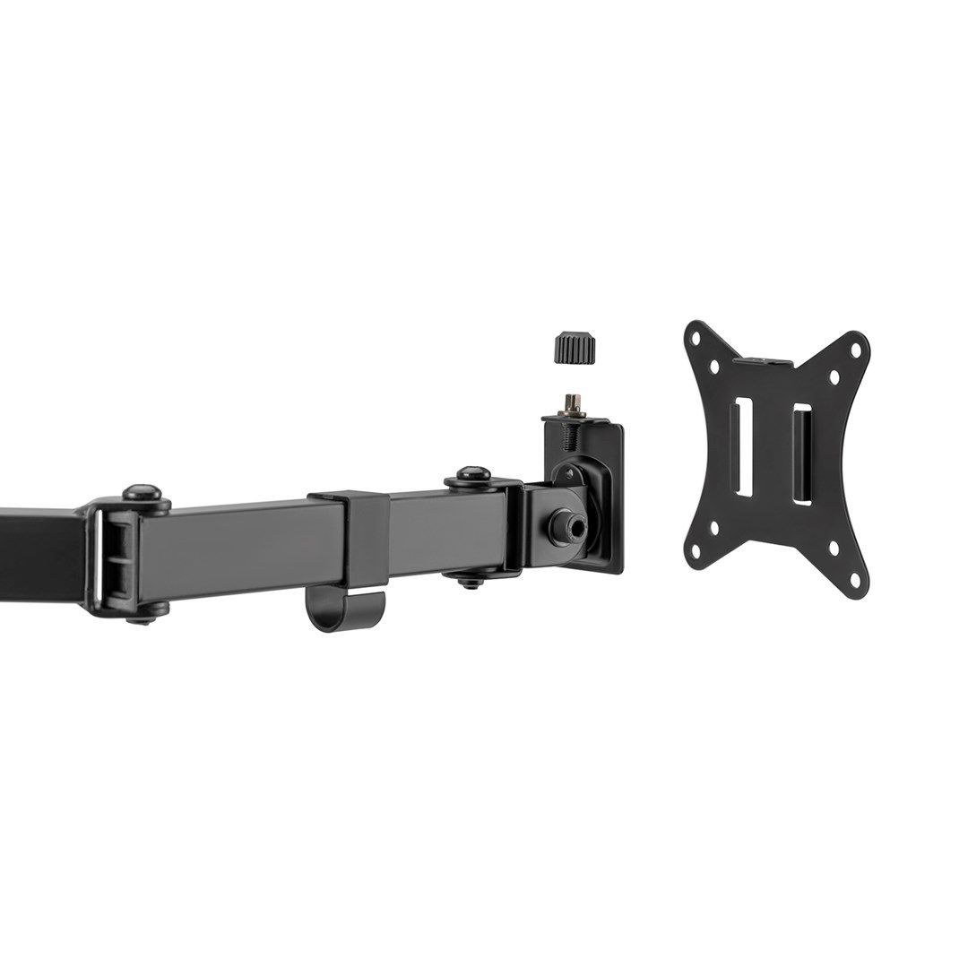 Maclean desk mount for 2 monitors  VESA 75x75 and 100x100  17-32   2x 9kg  MC-754N_10