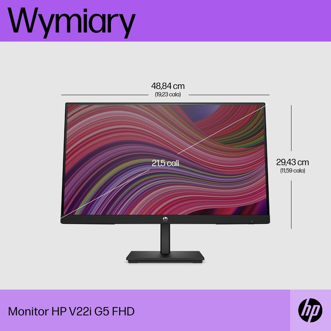 HP LED Monitor  TN (21.5 ) 1920 x 1080 px Full HD Black_8