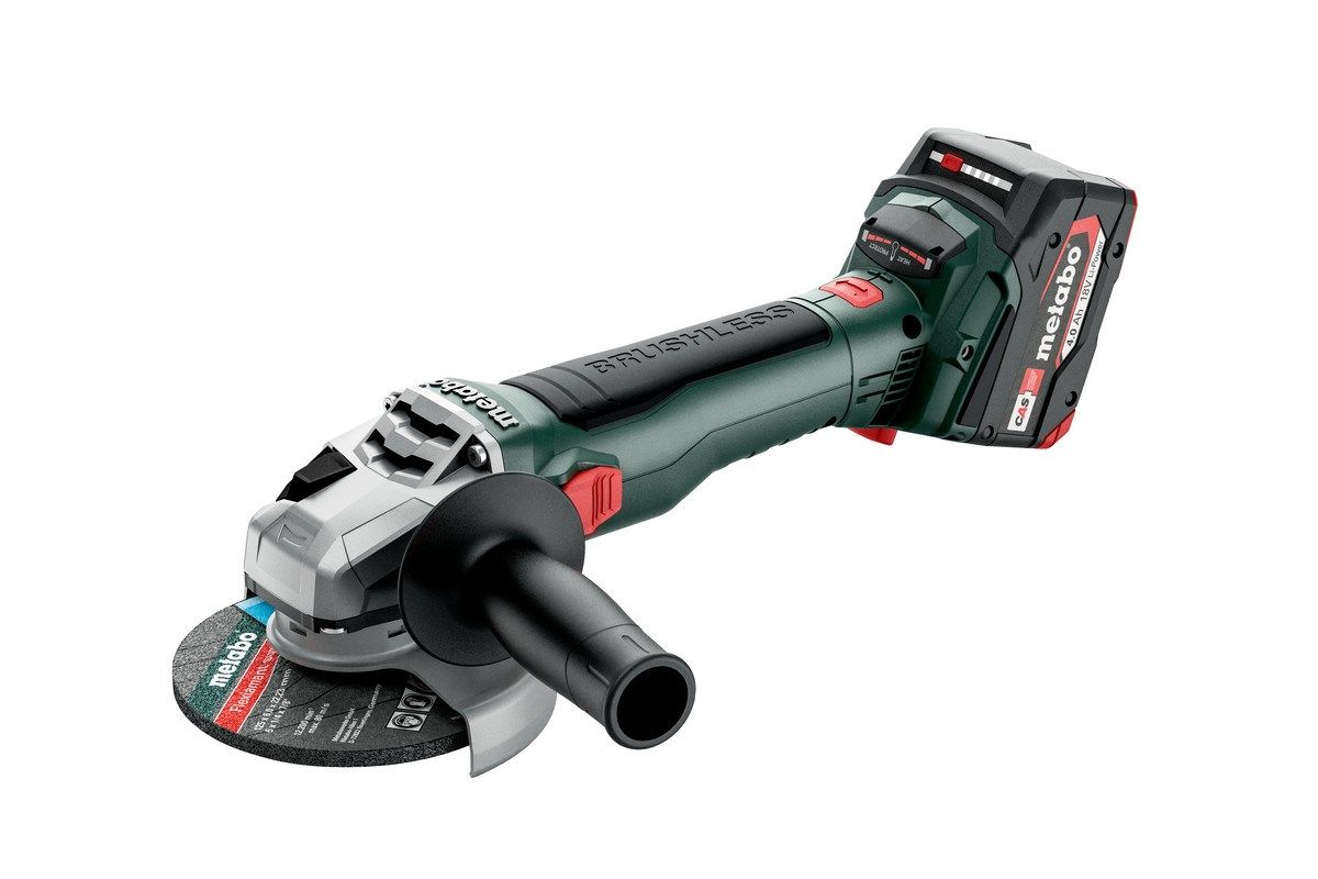 METABO. ANGLE GRINDER WB 18 LT BL 11-125 2x4 0Ah METABOX_2