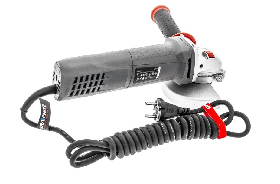 Angle grinder 1100W Graphite 125mm disc_2