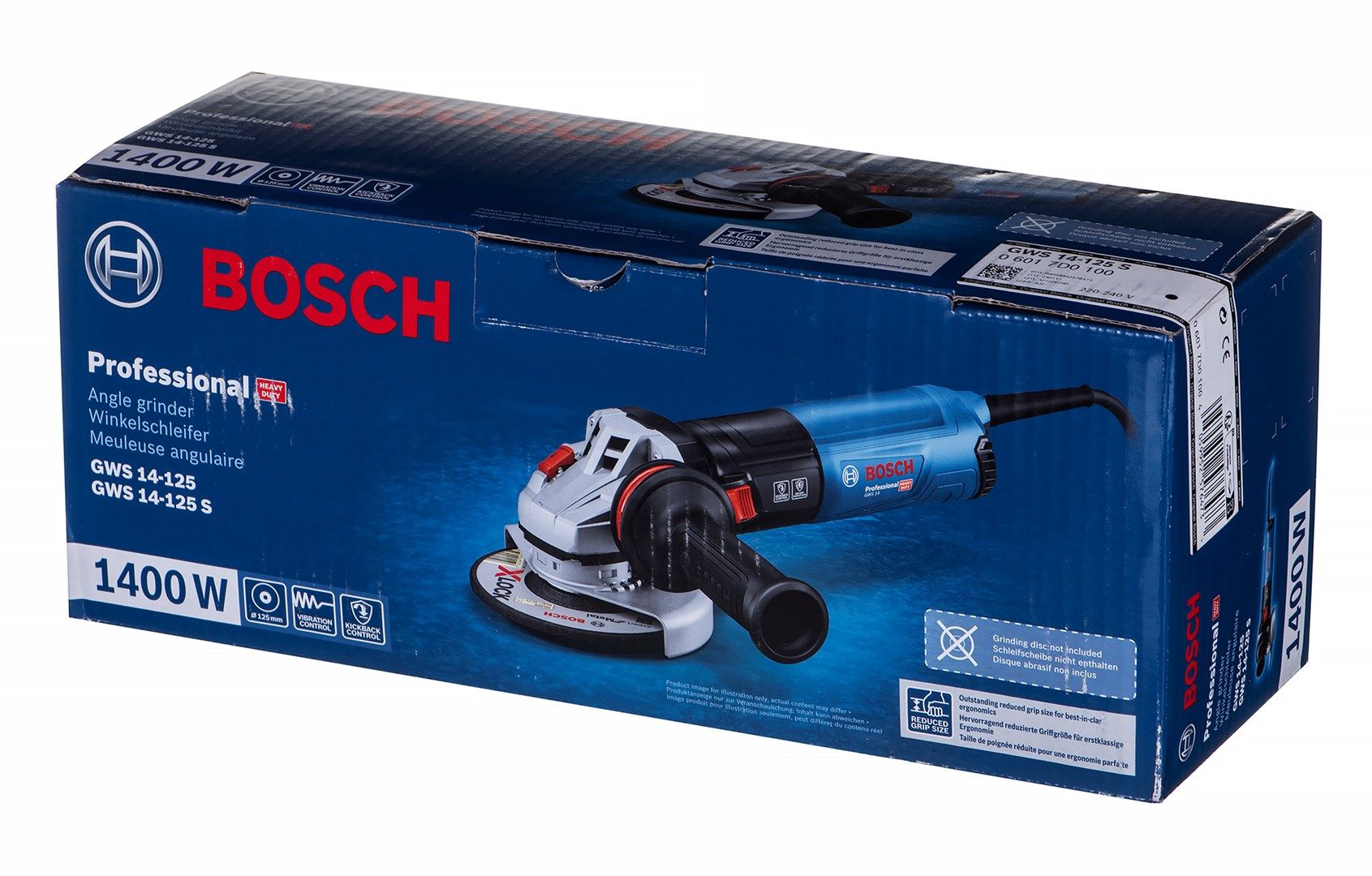 Angle grinder 125mm 1400W GWS 06017D0100 BOSCH_9