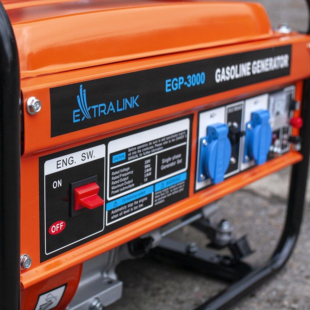 Extralink Power generator EGP-3000 petrol  3kW 1F_15