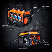 Extralink Power generator EGP-3000 petrol  3kW 1F_9