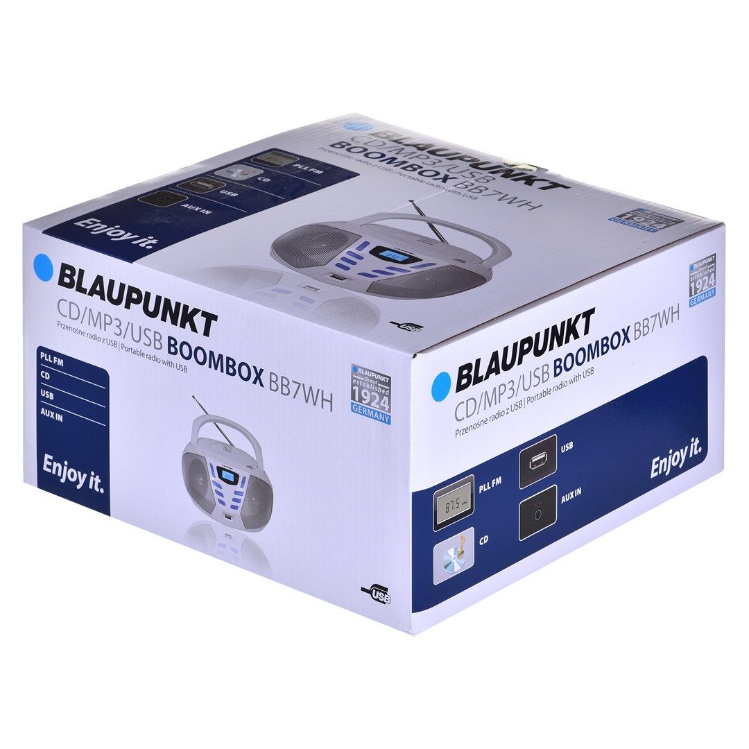 Blaupunkt BB7-WH portable stereo system Digital 2.4 W FM Grey MP3 playback_4