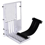 Lian Li O11DMINI-1W-4 Mini Riser Card + PCI Slot Bezel - PCIe 4.0  200mm  White_1