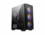 MSI MAG FORGE M100R computer case Midi Tower Black  Transparent_1