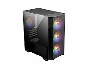 MSI MAG FORGE M100R computer case Midi Tower Black  Transparent_2